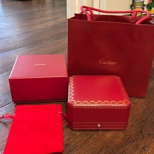 Cartier box, bag and dustbag